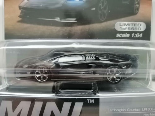 #607 Mini Gt Lamborghini Countach Lpi Escala 1 64 (Usado)