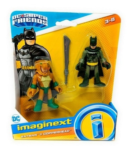 Imaginext Dc Super Friends Batman E Copperhead Gmr00 Mattel