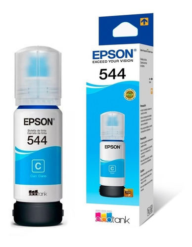 Tinta Epson 544 Original Color Azul Cian Nuevo Con Garantía