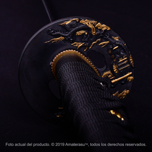 Imagen 6 de 9 de Katana Wakizashi Kensei Aohige Full Tang Filo Extremo