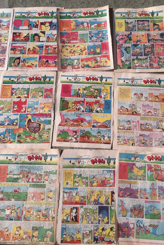 Lote X 15 Clipping De Revista Anteojito Aventuras Pi Pio Ant (Usado)