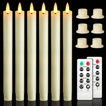 Comprar Velas Led Sin Llama 10 Pulgadas Cera Real