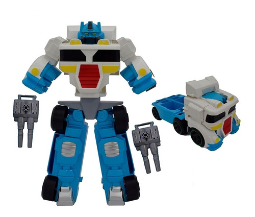 Robot Muñeco Grande Transformers 2 En 1 Juguete Robot Promo