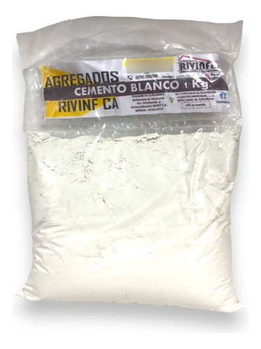 Cemento Blanco De 1kg Agregados Rivinf Ca