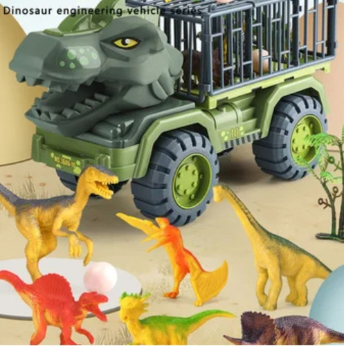 Camion Dinosaurio Transporte Camiones 2 Dinosaurios 1 Huevo | Cuotas sin  interés