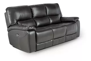 Rosen Sofa Reclinable Poch 3c Cuero Cafe