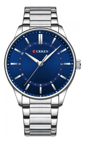 Reloj Para Hombre Curren 8430 Kred701903 Plateado