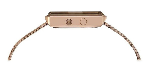 Relógio Seculus Feminino Digital Malha Aço Rosé Original