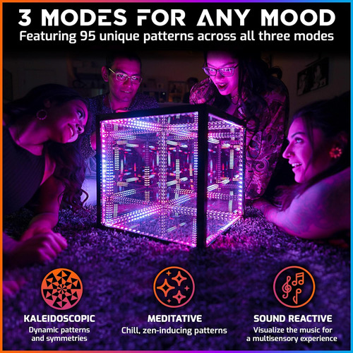 The Hyperspace Lighting Company Hypercube Infinity Cube Luz