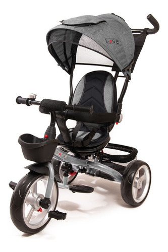 Triciclo Infantil Bebe Asiento Manija Direccional Gira 360