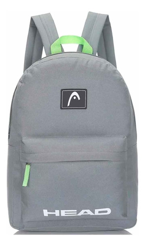 Mochila Urbana Head 14905 Escolar 16 Pulgadas Color Gris