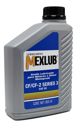 Aceite Lubricante Diesel Monogrado Sae 50 1l Mexlub