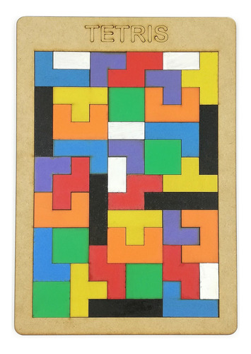 Pentominó Rompecabezas Tangram Tetris Madera 