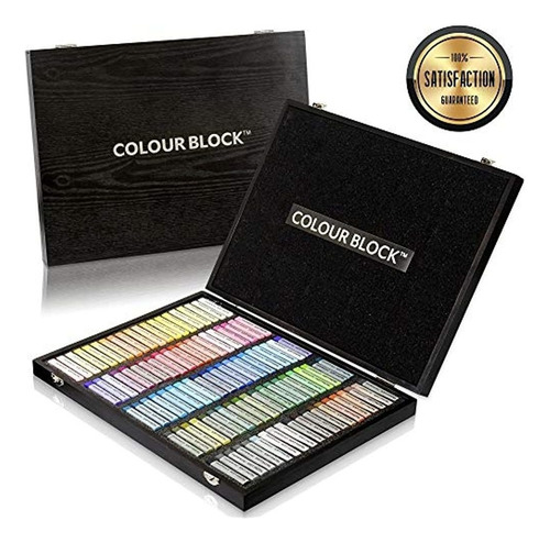 Color Bloqueado Suave Pastel 100 Color Art Set Cuadrado Tiza