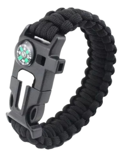 Pulsera Brujula Paracord Treking Supervivencia 5 En 1 Bj4