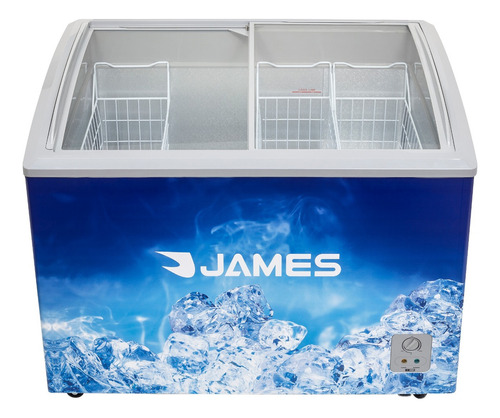 Freezer Horizontal James Fhc330 303 L No Frost Dimm Color Azul
