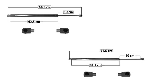 Kit Amortiguadores Quinta Puerta Jeep Commander 2006 - 2010