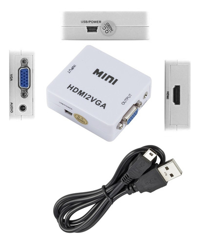 Convertidor Hdmi A Vga  Economico  