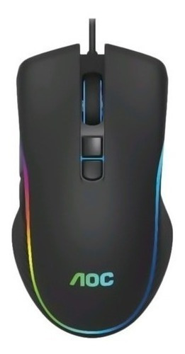 Mouse Gamer Profesional Usb 2400dpi Luces Rgb Aoc Gm100 