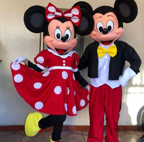 Minnie Mickey Plim Plim Arriendo Disfraz Corporeo