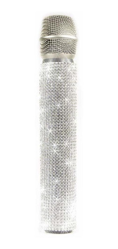 Funda Microfono Cristal White Diamonds *aaa* Micfx-usa Shure