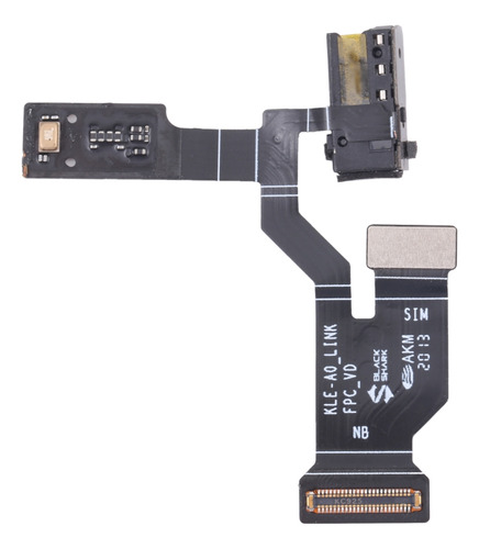 Cable Flexible Con Conector De Auriculares Para Xiaomi Black