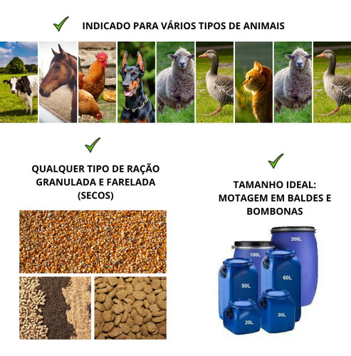 Imagem 4 de 8 de Alimentador Tratador Automático Profissional Mecanica