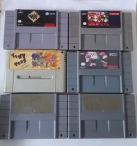 Comprar Lote De 6 Cartuchos\u002Ffitas \u002Fjogos Para Super Nintendo 