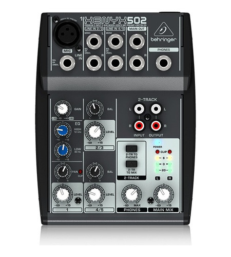 Mezcladora Mixer Behringer 502 Hasta 12 Meses Sin Intereses