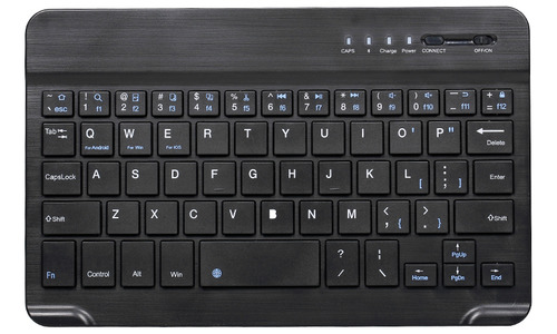 Teclado Ios Bt Black Tablet Para Soporte De Teclado Android