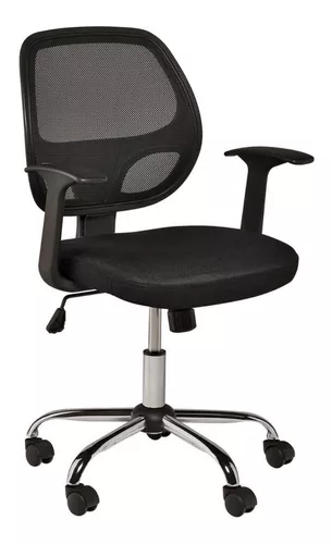 Silla PC Escritorio Avignon Negro JUST HOME COLLECTION