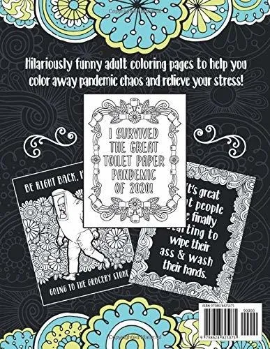 Book : Wheres The F*cking Toilet Paper? Color Away Pandemic