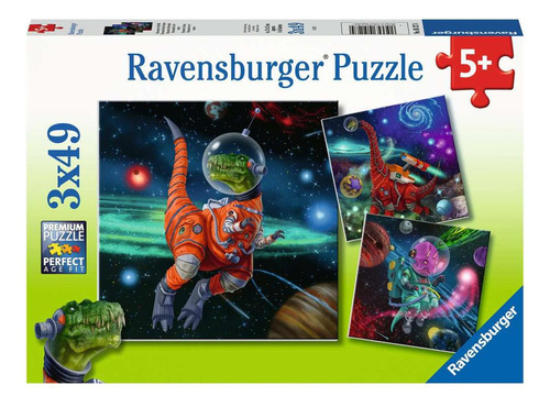 Ravensburger Rompecabezas: Dinosaurios En El Espacio