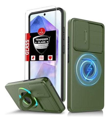 Funda Kickstand Para Galaxy A55