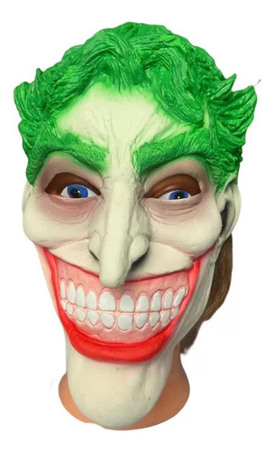 Fantasia Máscara Joker Palhaço Assassino Látex Festa Terror