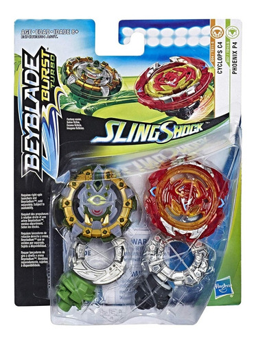 Beyblade Burst Turbo Cyclops C4 Phoenix P4 | Mercado Libre