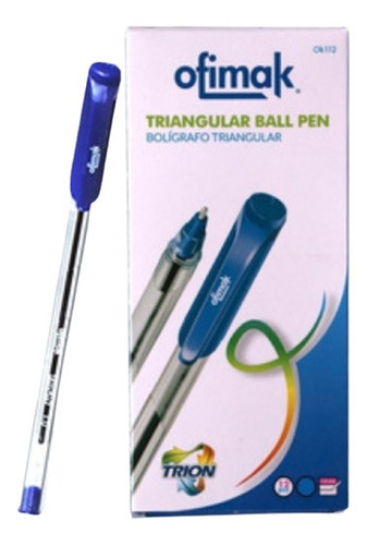 Bolígrafos Trion Ofimak Azul 0.7mm