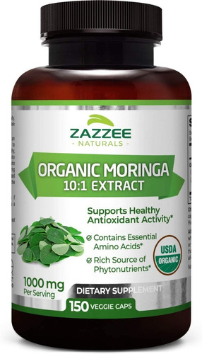 Moringa 150 Capsulas - Zazzee - Unidad a $1838