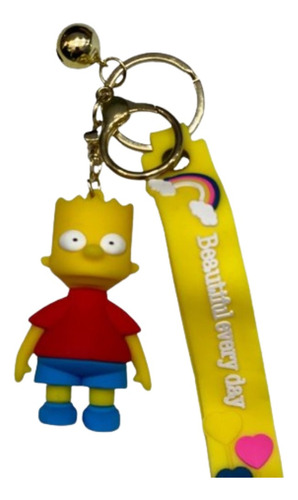 Llavero De Goma Bart Simpson - Sector 2814 