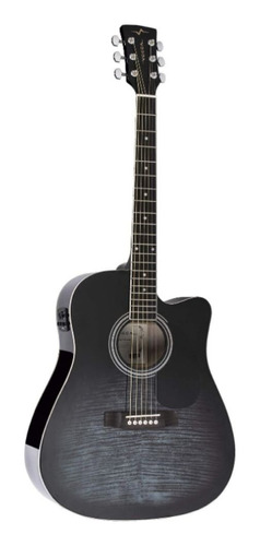 Violão Folk Elétrico Aço Vogga Vck370 Bmf