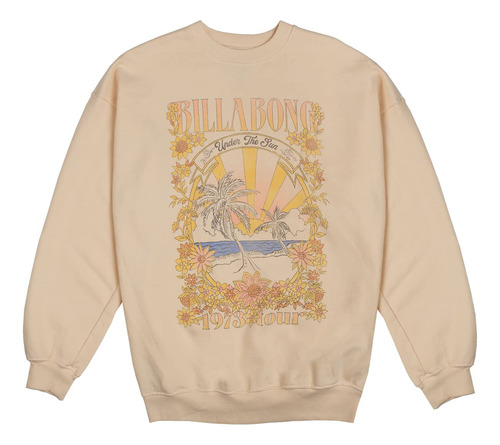 Billabong Sudadera Cuello Redondo Para Mujer