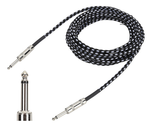 Cable De Guitarra Jorindo De 6,35 Mm Para Amplificador De In