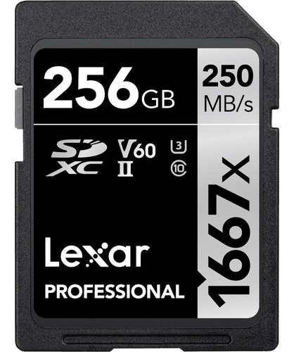 Lexar 256gb Professional 1667x Uhs-ii Sdxc Memory Card