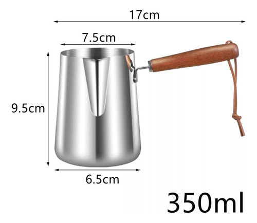Calentador De Café Turco, Calentador De Leche Con 350 Ml