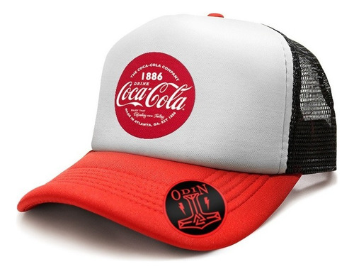 Gorra Trucker Personalizada Logo Cocacola Retro