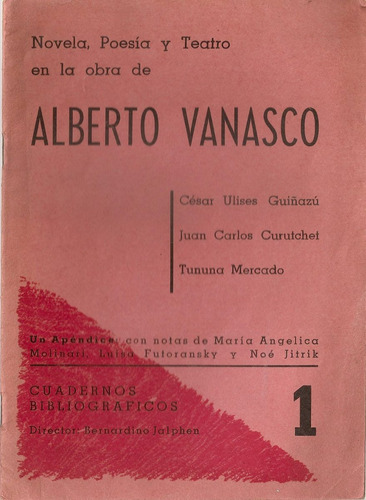 Novela Poesia Y Teatro En La Obra De Alberto Vanasco Guiñazu