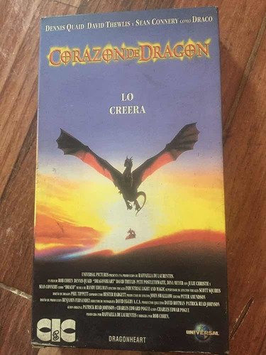 Vhs Corazón De Dragón Original