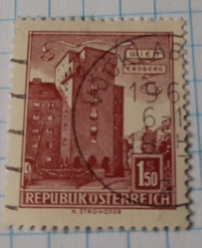 Sello Postal Austria - 1958 Monumentos 0 