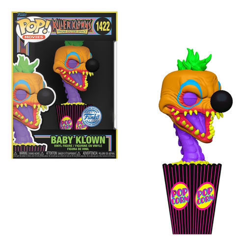 Funko Pop Black Light Killer Klowns Baby Klown Special Editi