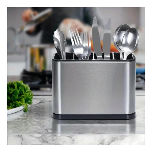 Escurridor De Cubierto Utensilios Cocina Acero Inoxidable